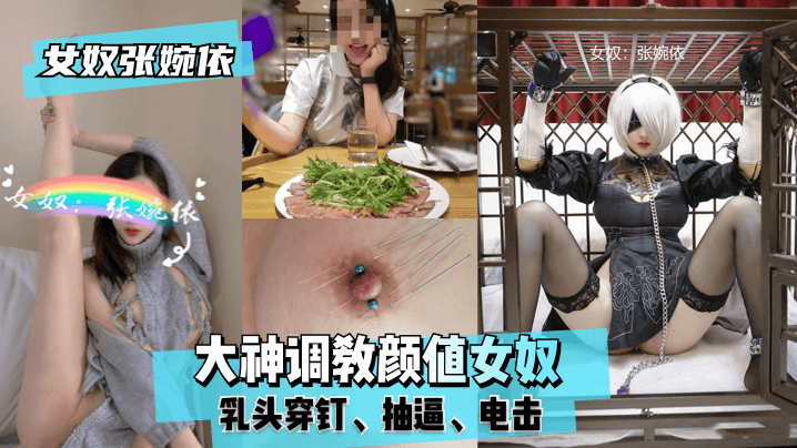 网曝-【女奴张婉依】大神调教颜值女奴，乳头穿钉，抽逼，电击！海报剧照