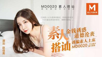 麻豆传媒MD0020素人搭讪金钱诱惑道德沦丧诱骗素人上床-赵佳美