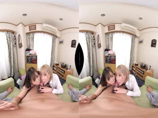 DSVR-1292 【VR】夢のマイホームで2人きりの同棲生活を始めるはずが彼女の妹たち（妹×3）がいき-cd2海报剧照