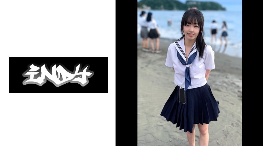 534CRT-024K②個人撮影江ノ島の海で見つけたピンクの水玉水着ちゃん最強のプリケツ美小女の生ハメ映像放出
