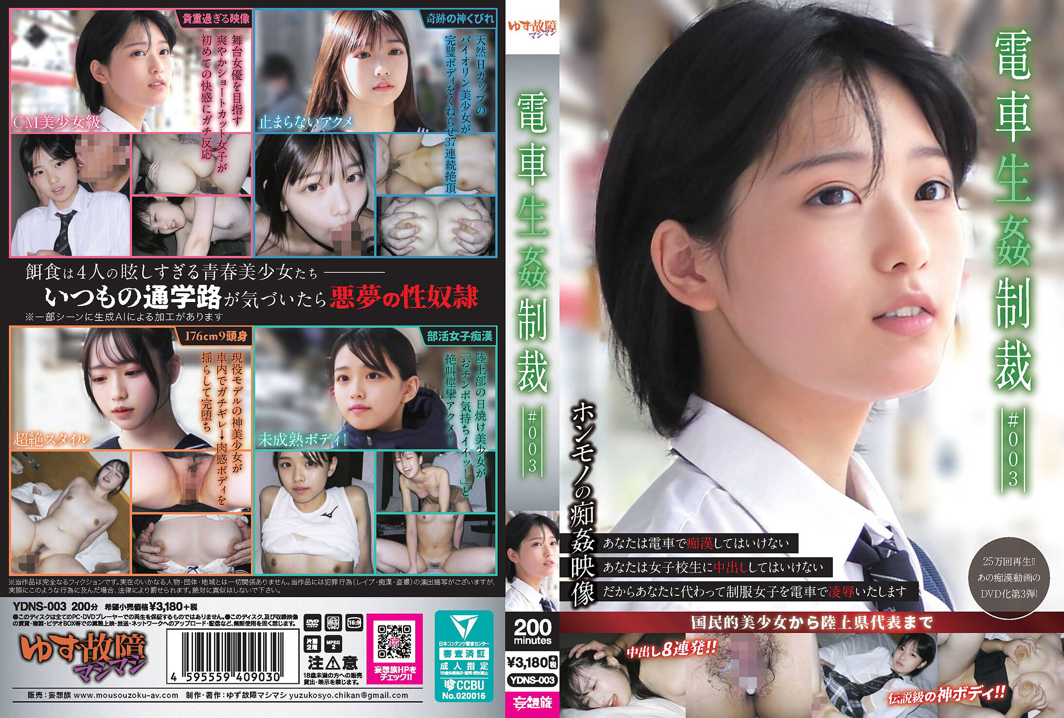 YDNS-003電車生姦制裁＃003